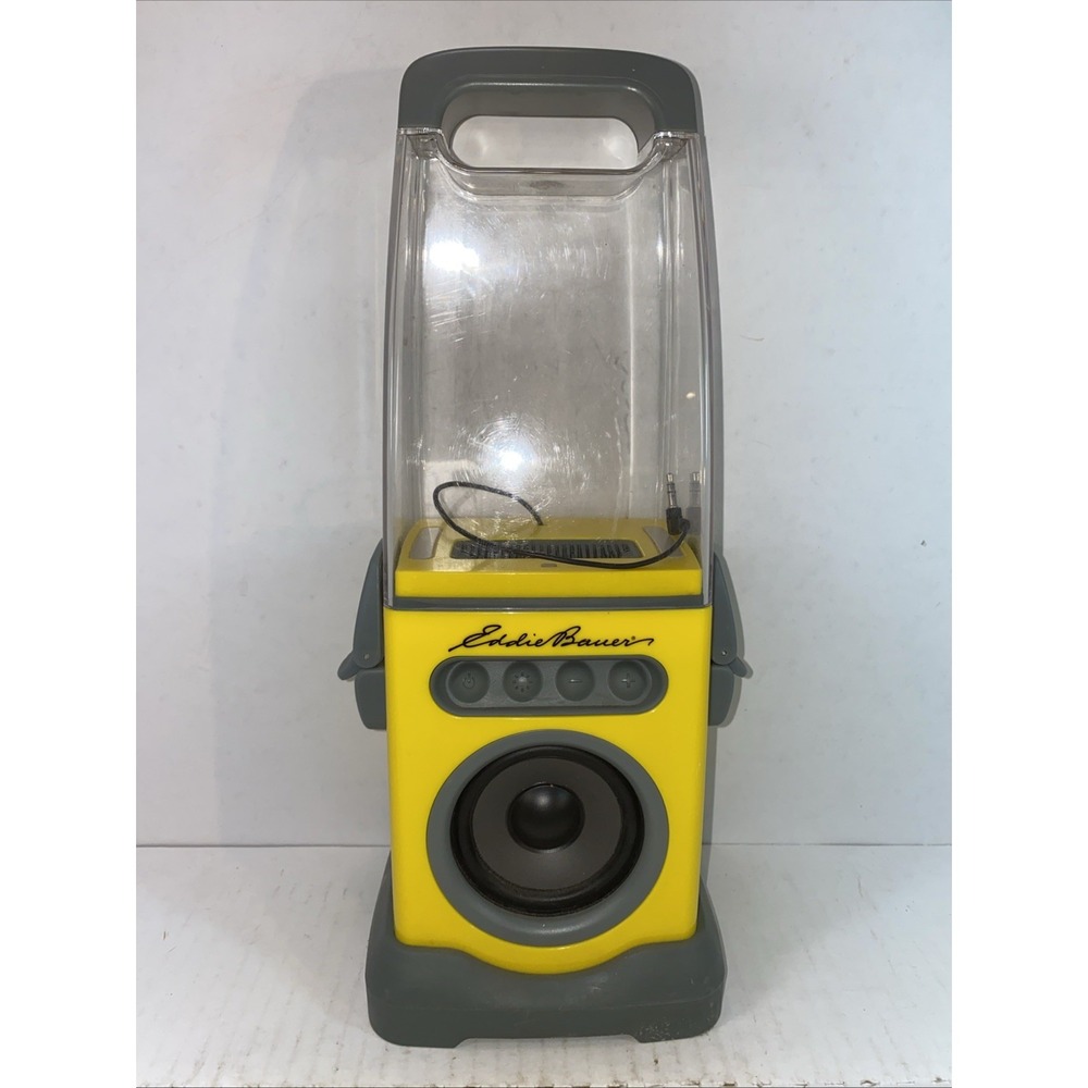 Eddie Bauer iCanister 5W MP3 Speaker iPhone‎ Android Waterproof 3.5mm Not Tested